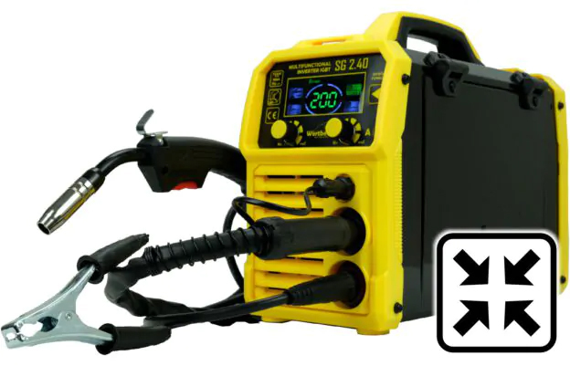 Semi-automatic welding machine MIG Wertberg FCAW/MMA/TIG LIFT 200A IGBT (SG2.40)