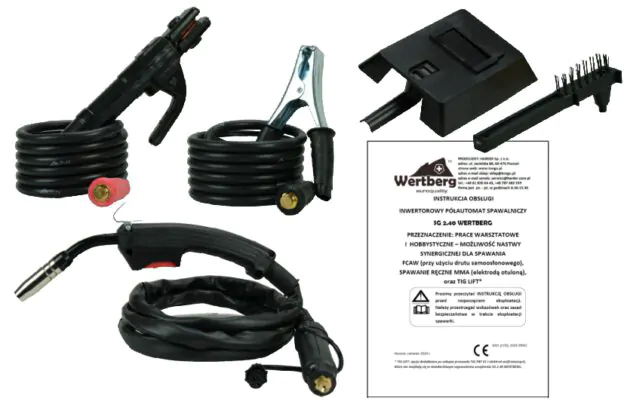 Semi-automatic welding machine MIG Wertberg FCAW/MMA/TIG LIFT 200A IGBT (SG2.40)