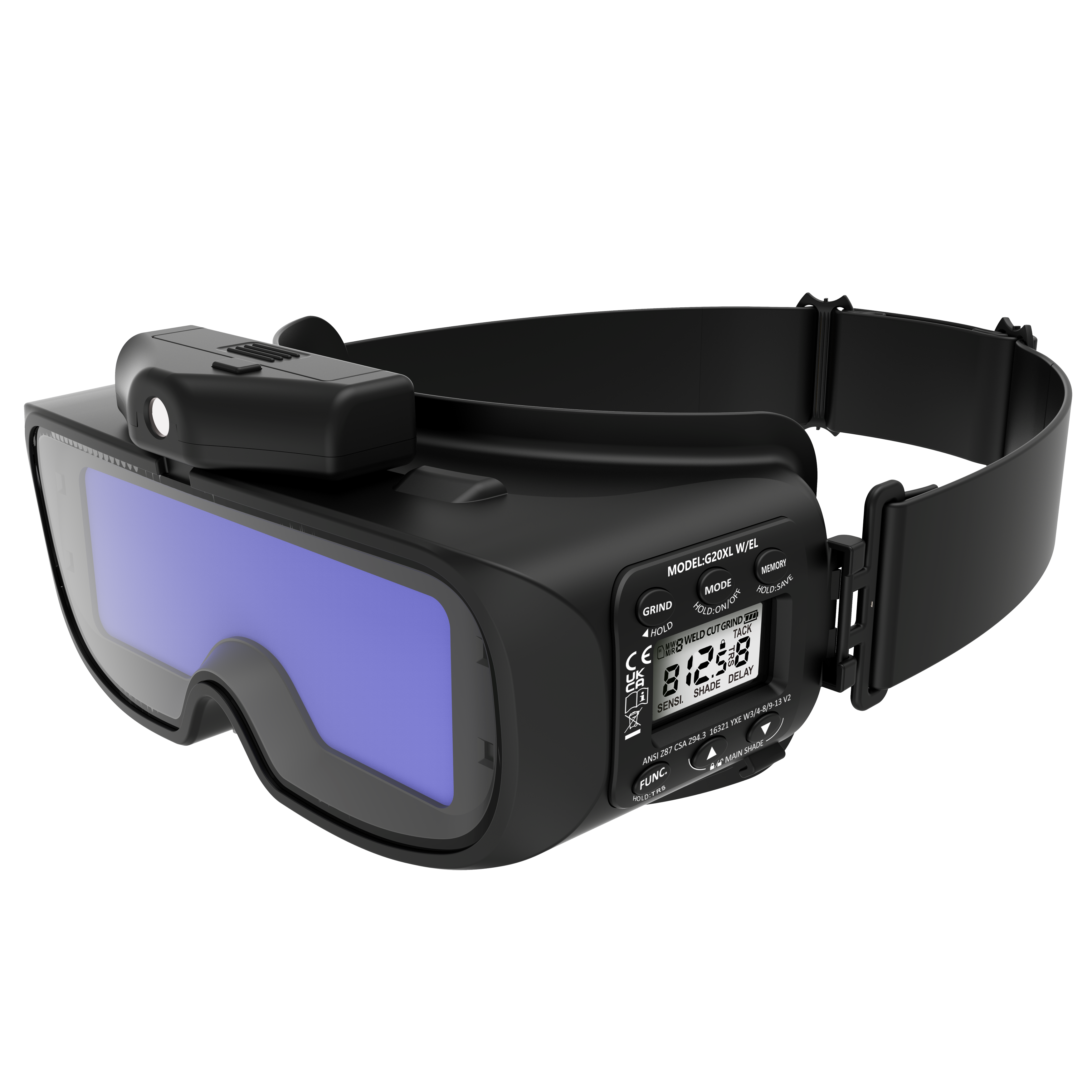 Suvirintojo akiniai su automatiniu filtru  G20XL W/EL (G20XLWEL)