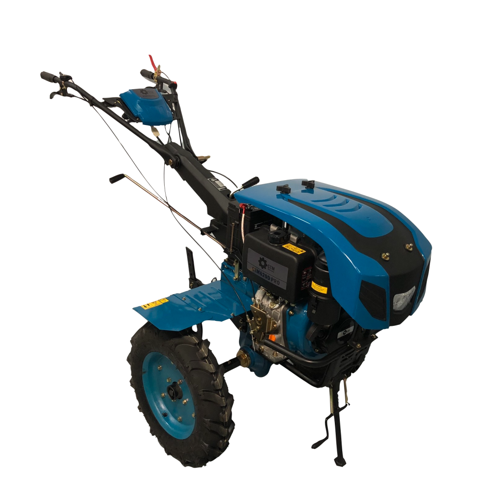 Dyzelinis motoblokas GTM 10 AG su starteriu ir lempomis