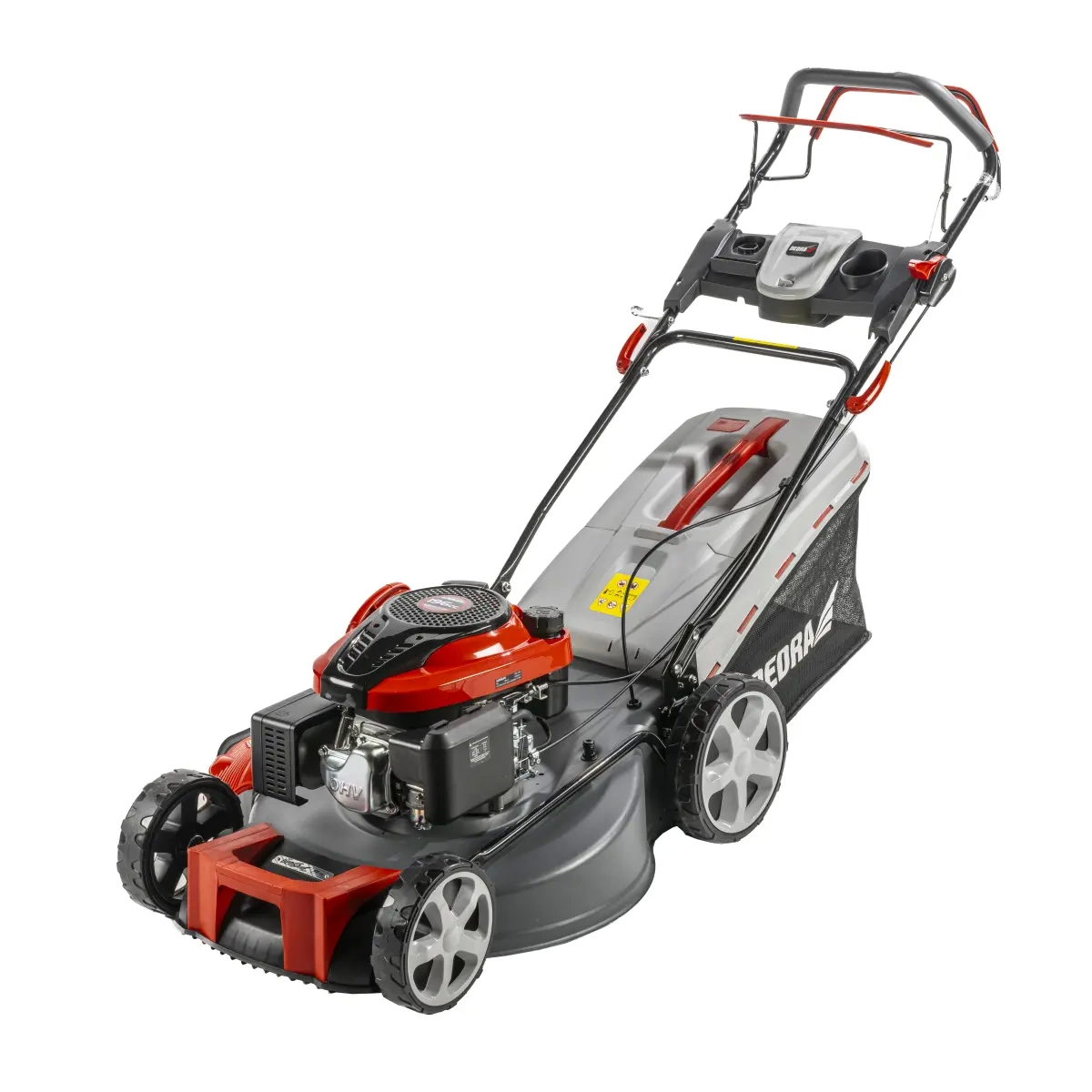 Benzininis vejapjovė su pavara ir pjovimo greičio reguliavimu GARDEN DEDRA DED8725Q-56L, LONCIN variklis, 3,5 kW, 196cm3, GT pavarų dėžė, pjovimo plotis 56cm, du ašmenys