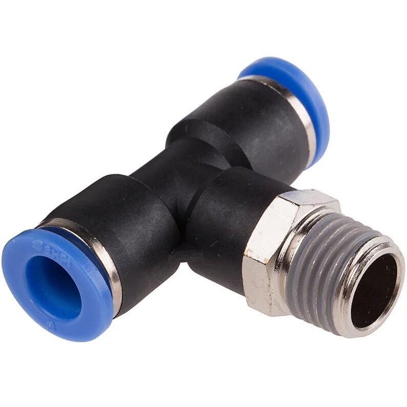Greito jungimo vožtuvas T tipo su išoriniu sriegiu - 1/8" (iš.s.) - 8 x 8mm(8041808)