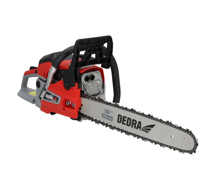 Benzininis grandininis pjūklas 2,4kW 58 cm³, DEDRA DED8718, vediklis 18" 45cm