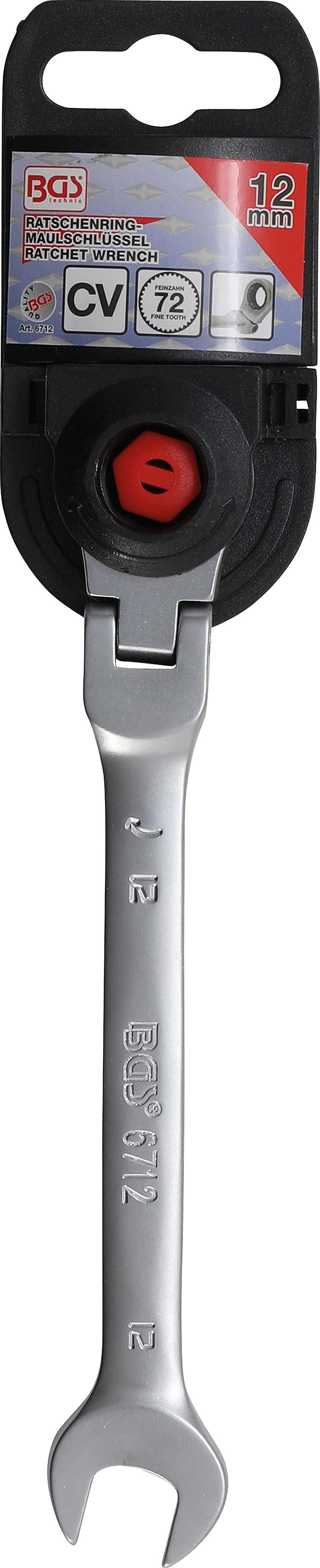 Ratchet Combination Wrench | adjustable | 12 mm (6712)