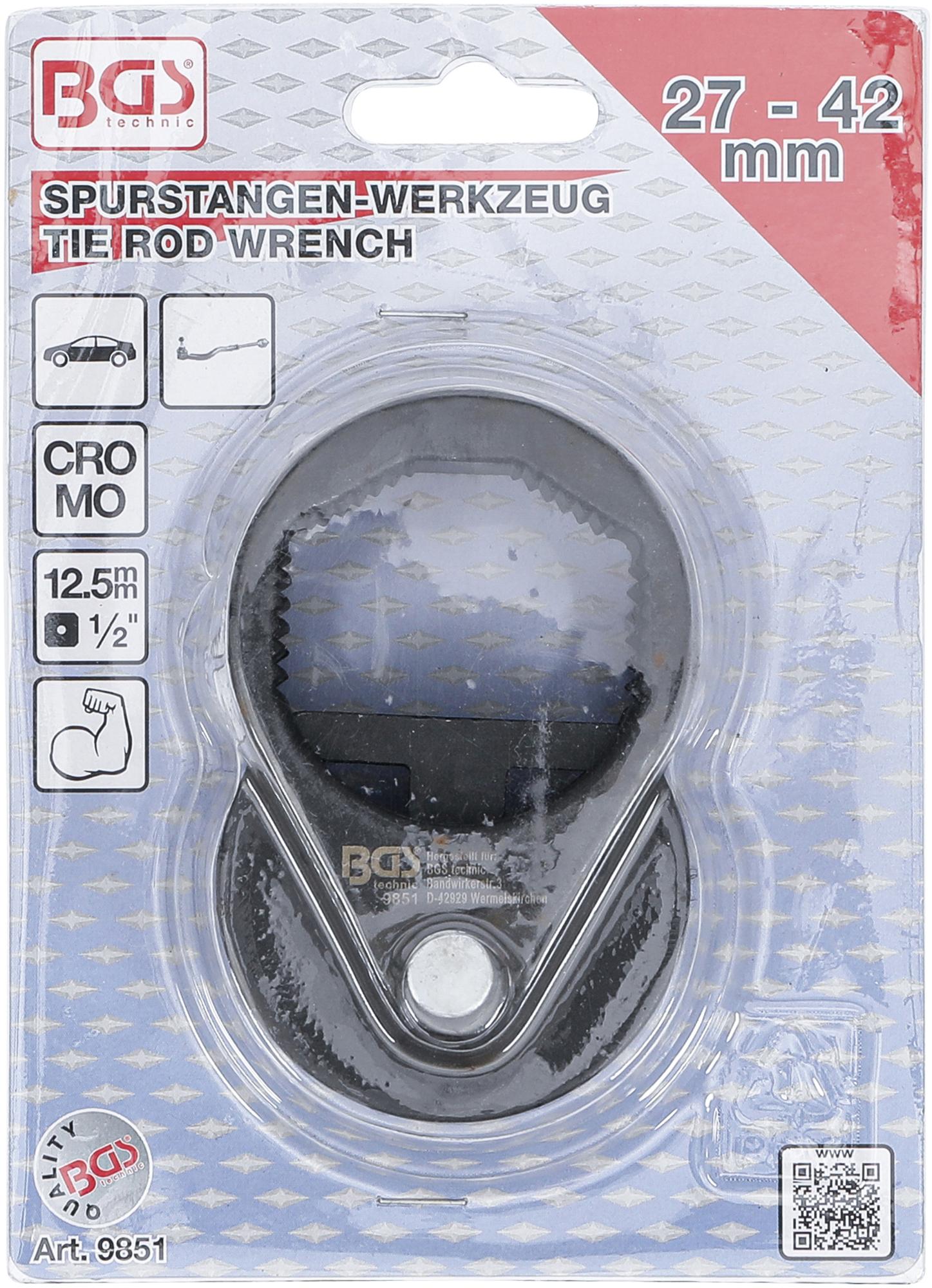 Įrankis vairo "obuoliui" ašiai/traukei 12.5 mm (1/2") | 27 - 42 mm (9851)