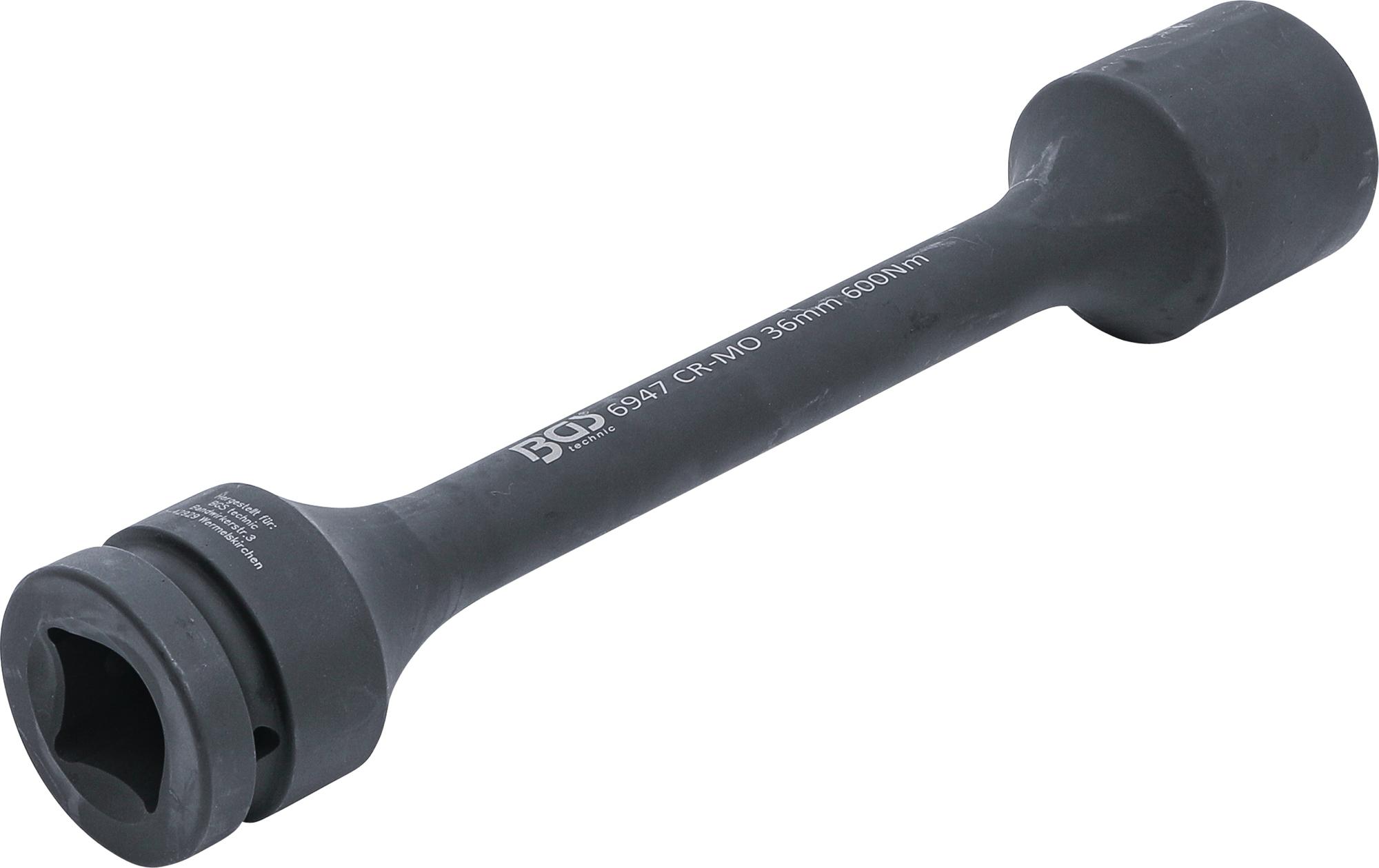 Torsion Impact Socket, Hexagon | 25 mm (1") Drive | 36 mm | 600 Nm (6947)