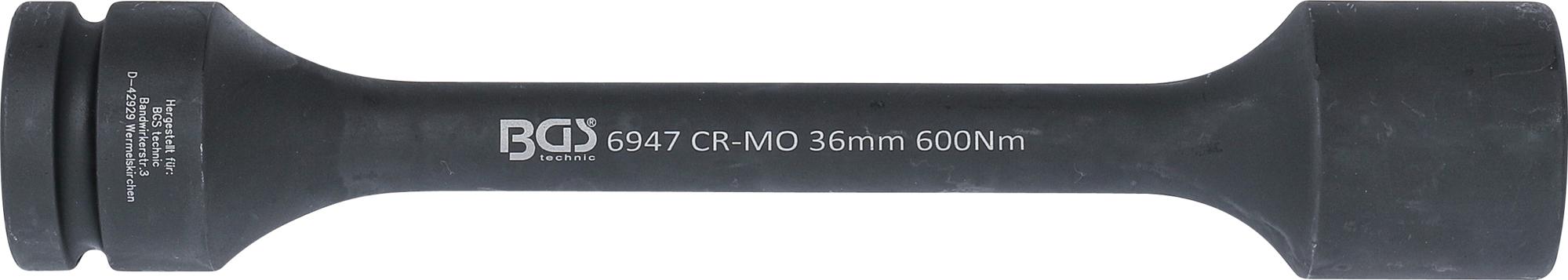 Torsion Impact Socket, Hexagon | 25 mm (1") Drive | 36 mm | 600 Nm (6947)