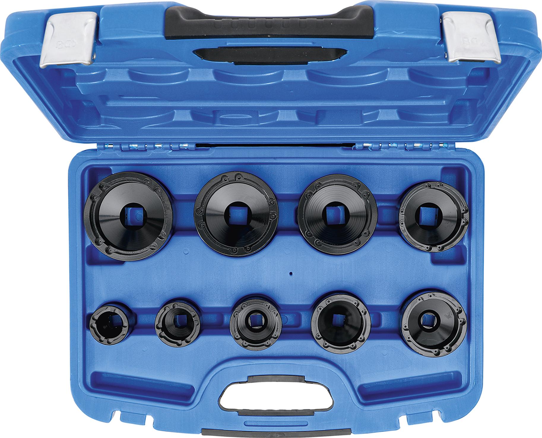 Groove Nut Socket Set | inside taps | KM4 - KM12 | 9 pcs. (8327)