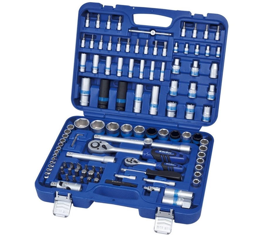 1/4" + 1/2" Dr. Socket set 110pcs. 6pt 72TH (KR110MDATBD6)