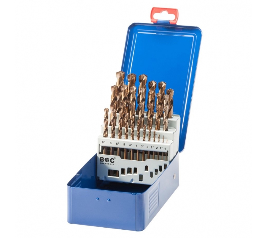 Twist drill set DIN338 19pcs. (1-10mm) (cobalt) (H190CO)