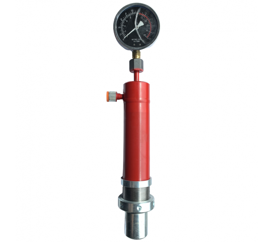 Cylinder for shop press with manometer 12t (TY12001CIL)