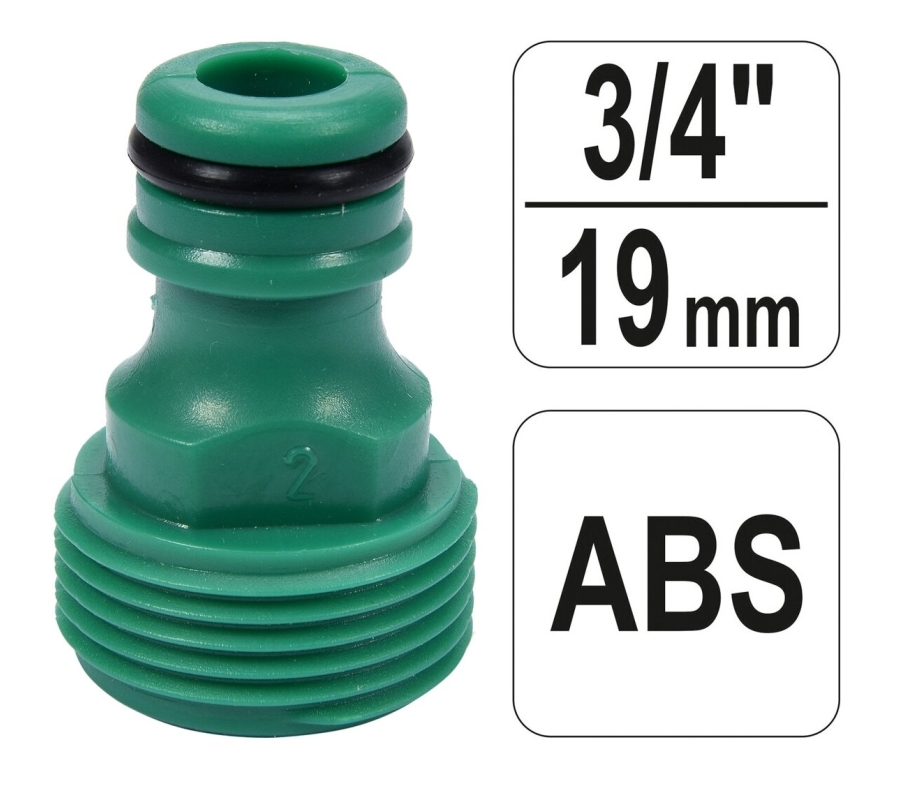 Snap-in tap adaptor 3/4" (external thread) (89015)