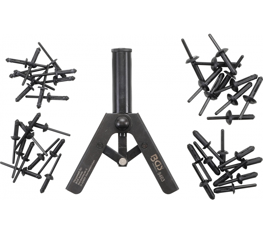 Kniediklis plastikinėms kniedėms su rinkiniu (8463)