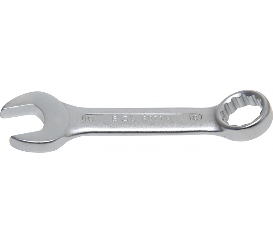 Raktas kombinuotas patrumpintas 19 mm (30779)