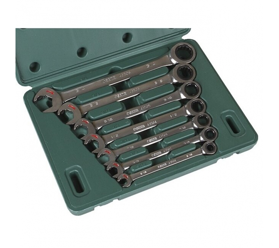 Combination gear wrenches set 7pcs. (5/16"-3/4") (S08020)