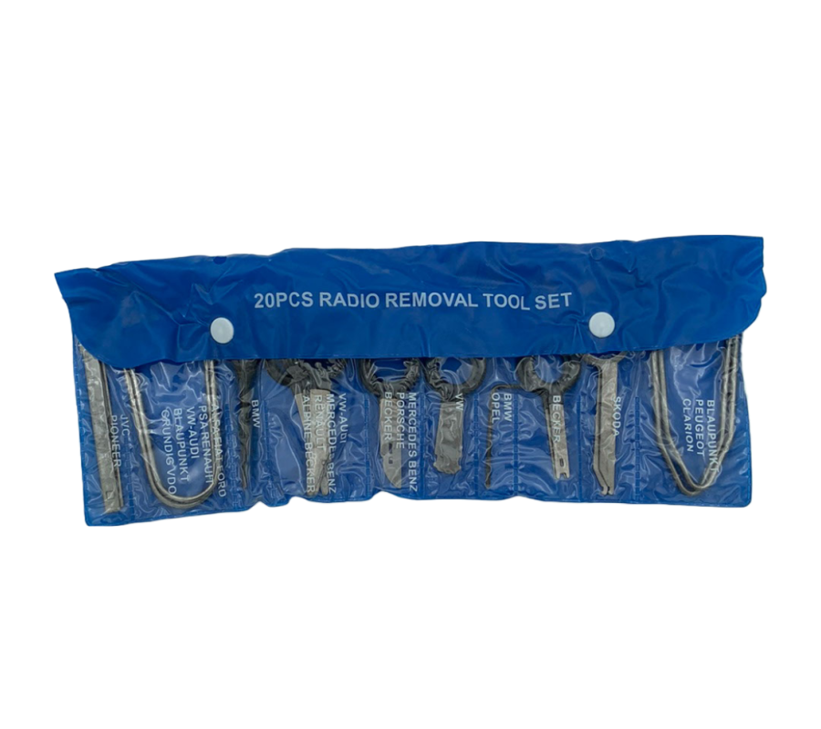 Magnetolos išėmimo raktų rinkinys (20vnt) (MHR04136)
