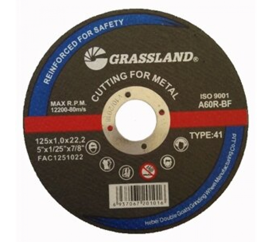 Cut-off wheel 125x1.0x22.2 41. Metal and steel (FAC1251022)