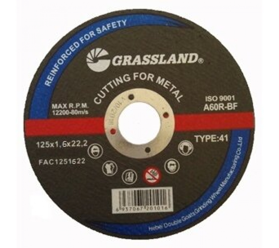 Cut-off wheel 125x1.6x22.2 41. Metal and steel (FAC1251622)
