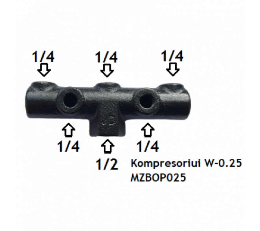 Bracket. Spare part - For compressor V-0.25(MZBOP025)