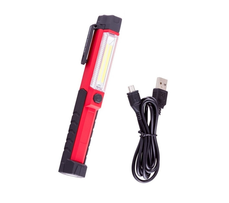 Prožektorius darbui COB (1.5W) + LED1 (įkraunamas) (JF714AUCOB)