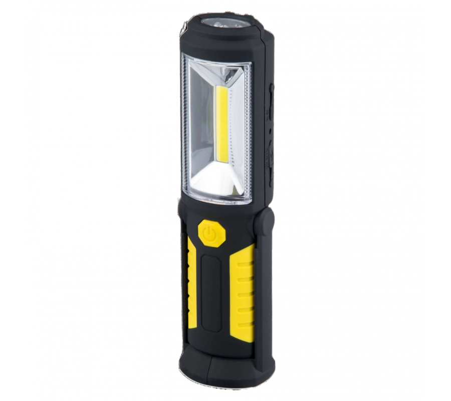 Prožektorius darbui COB (3W) + LED5 (įkraunamas) (JF701AUB)