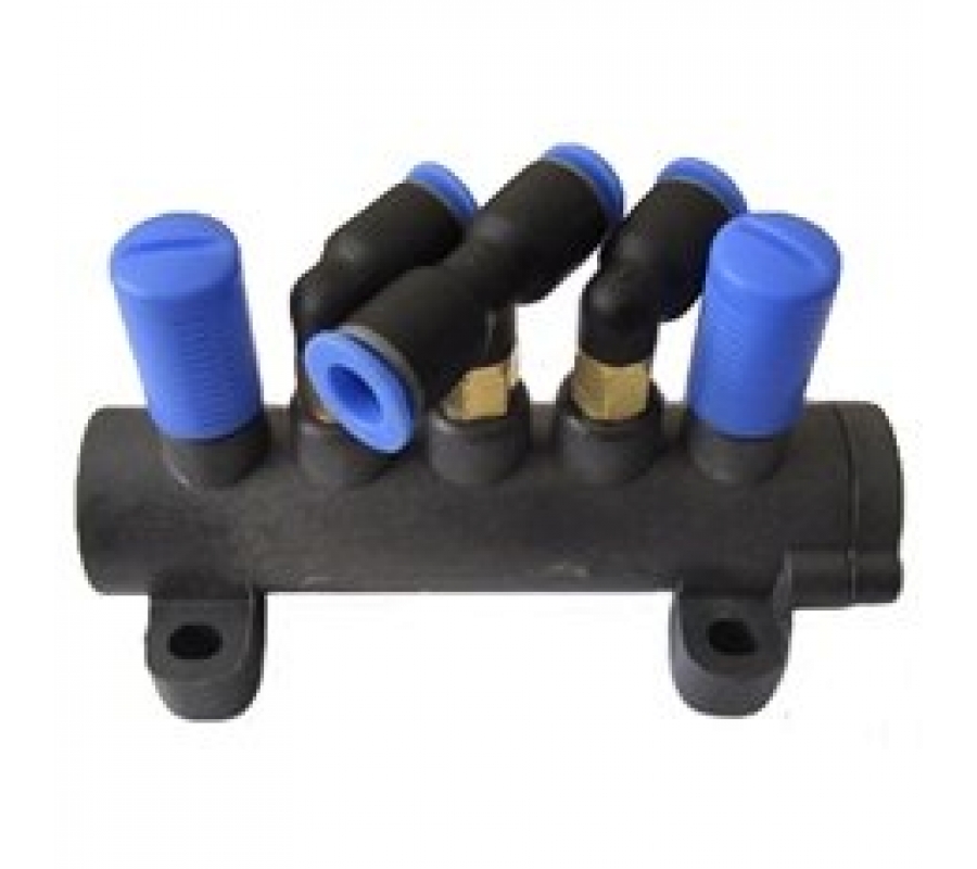 Ratų montavimo staklių complete 5-way valve [t-union]. Atsarginė dalis (PL5WVTUNI)