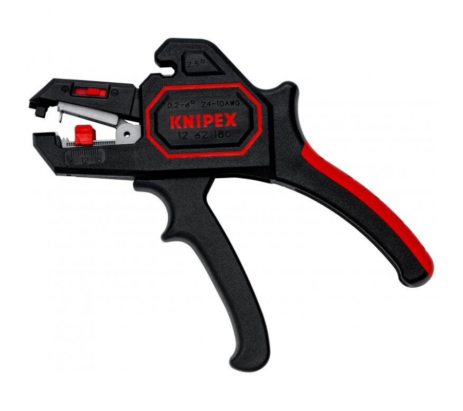 Self adjusting insulation stripper 180mm (0.2-6mm²) KNIPEX (1262180)