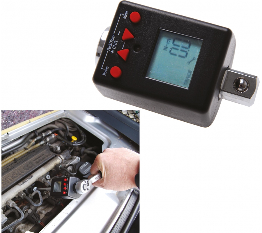Digital Torque Adaptor | 6.3 mm (1/4") | 6 - 30 Nm (979)