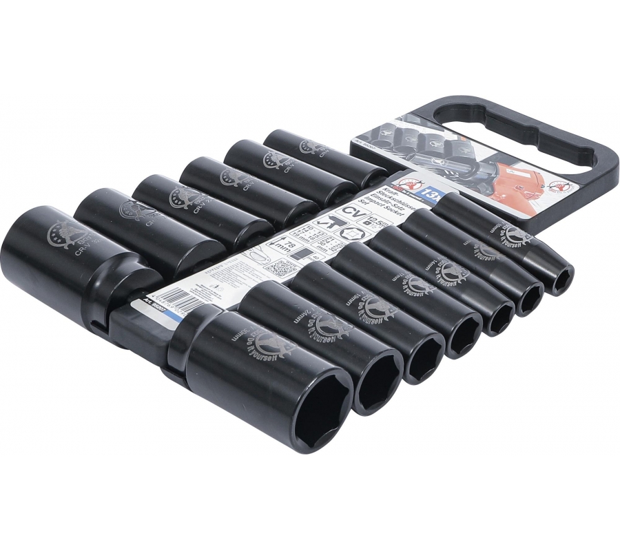 Impact Socket Set | 12.5 mm (1/2") drive | 10-32 mm | 13 pcs. (95207)