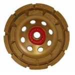 Deimantinis šlifavimo diskas | lėkštės tipo | dviejų eilių | 22.2x125 mm (DR0125A)