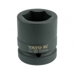 Impact Socket, Hexagon | 25 mm (1") Drive | 33 mm(YT-1188)