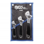 Adjustable Wrench with Soft Rubber Handle | 3 pcs. (1446)