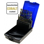 Grąžtų rinkinys | Cobalt-HSS | 1 - 10 mm | 19 vnt. (2014)