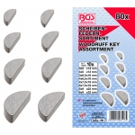 Pusmėnulių  (Woodruff key) asortimentas | 80 vnt. (8117)