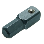 Adapteris  8 mm šešiakampis (5/16") - išorinis kvadratas 10 mm (3/8") | 30 mm (2229-1)