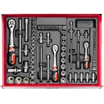 Profesionali įrankių spintelė | 177 įrankiai | 6 stalčiai (YT-5530)