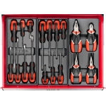 Profesionali įrankių spintelė | 177 įrankiai | 6 stalčiai (YT-5530)