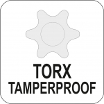 L tipo atsuktuvas TORX su rankena T50 (YT-05611)