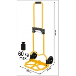 Transportavimo vežimėlis | sudedamas | 60 kg (78660)