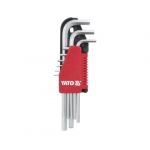 Hex key set 9 pc 1,5-10 mm (YT-0501)