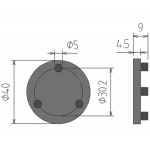 Stabdžių stūmoklio nuleidimo adapteris automobiliams su elektriniu rankiniu (1119-1)