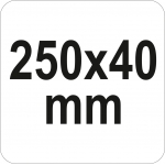 Рашпиль для гипсокартона 250х40мм (YT-61680)