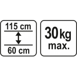 Подъемник-распорка для гипсокар.| 60-115 см (YT-64551)