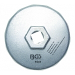 Lėkštelė tepalo filtrui aliumininė  | 14-kampų | Ø 74 mm | Audi, BMW, Mercedes-Benz, Opel, VW (1041)