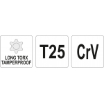 TORX SECURITY KEY LONG T25 (YT-05517)