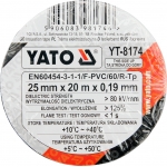 Electrical Insulation Tape 25mmx20m Black (YT-8174)