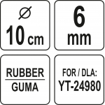 PLUNGER 10CM FOR DRAIN CLEANING (YT-24960)
