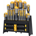 Screwdriver and bit set | with stand | 50 pcs. (60780)