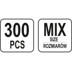 300 PCS NUTS ASSORTMENT METRIC (YT-06772)
