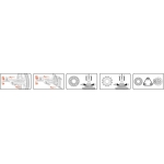 Puller and separators | 14 pcs. (YT-06412)
